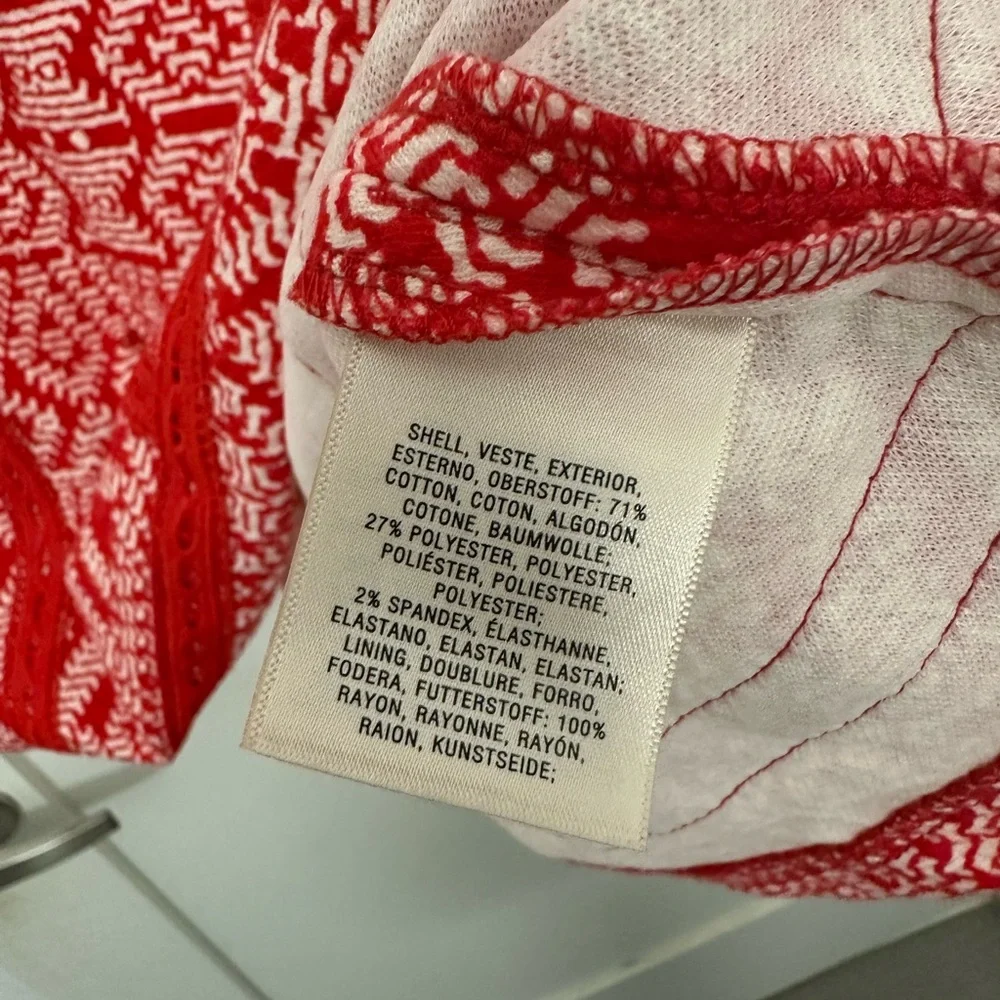 Maeve Red Geometric Kids Dress - Picture 4 of 5